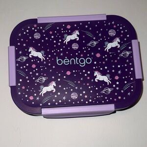 Bentgo Unicorn Space Purple Lunchbox - Kids Food Storage